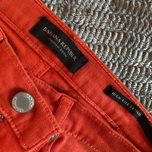 Brand new orange jeans